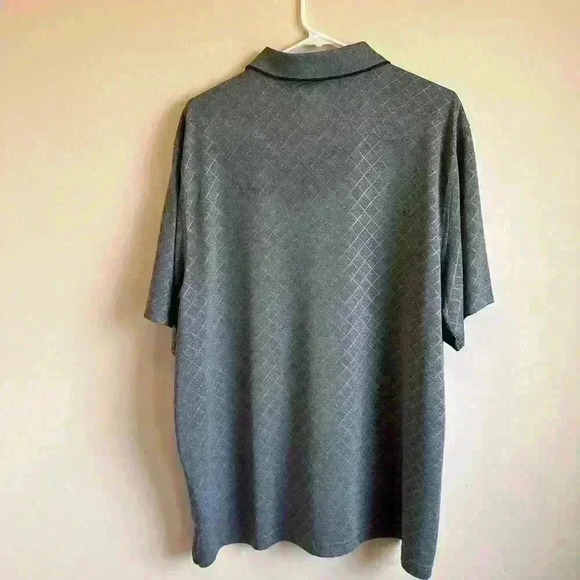 Greg Norman For Tasso Elba Gray/Black Golf Polo Shirt - Men’s XL - Picture 7 of 8
